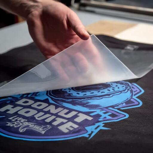 Heat Transfer Film is Difficult to Peel or Tears Easily