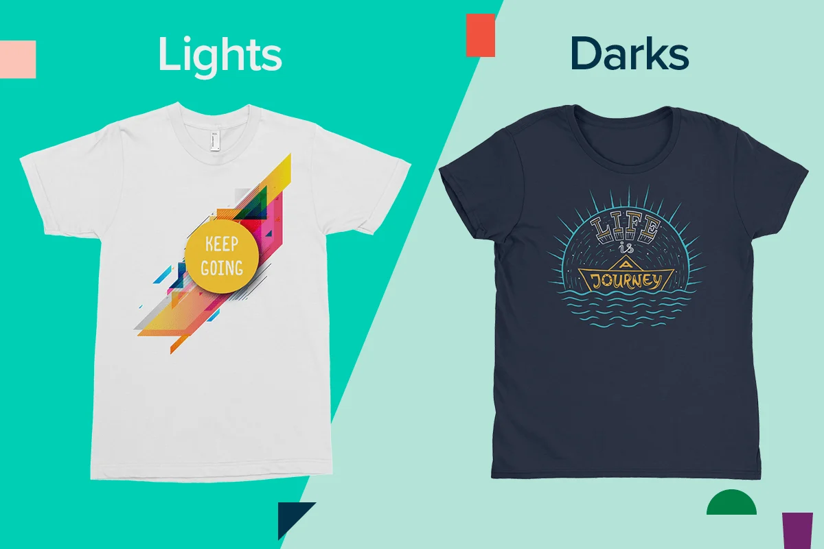 Light Transfer Paper vs. Dark Transfer Paper