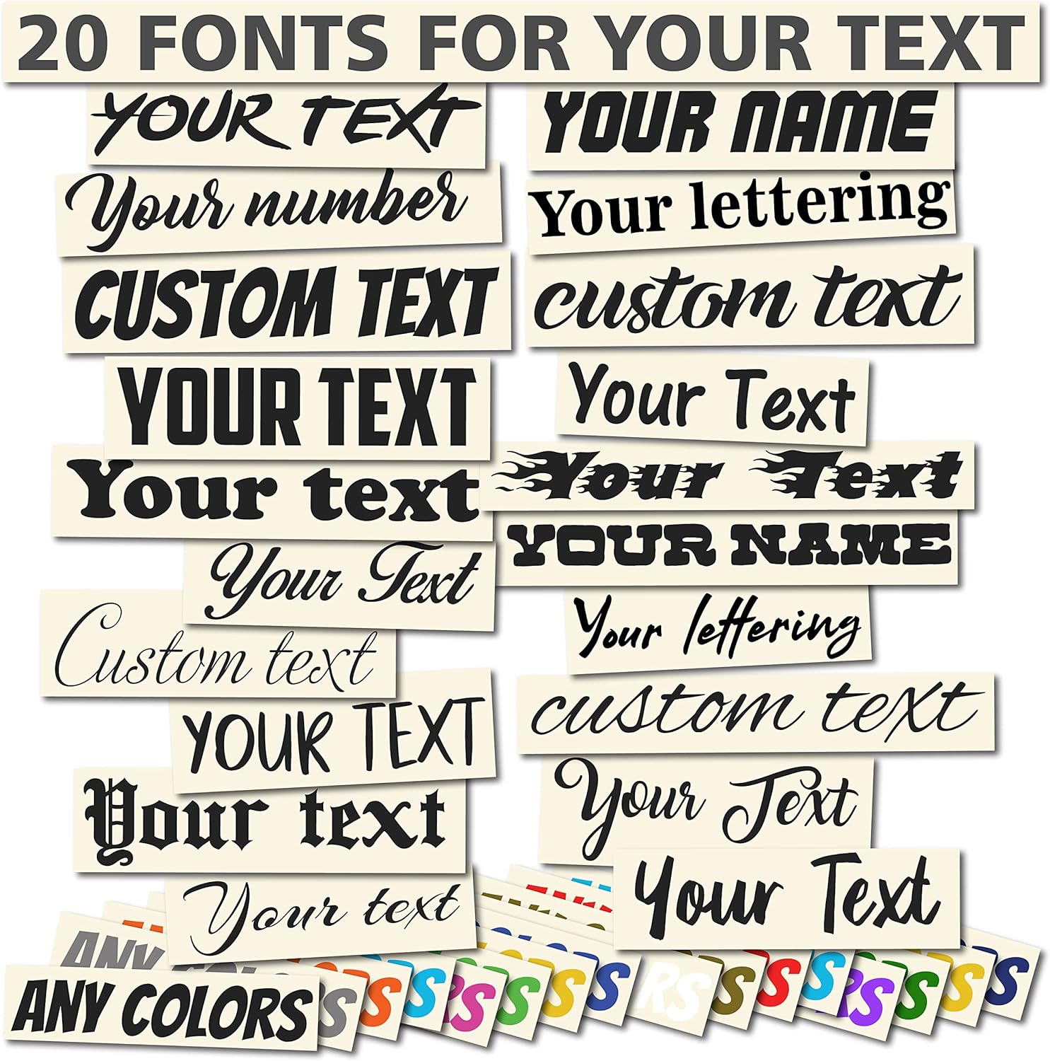 High-Volume Text Designs