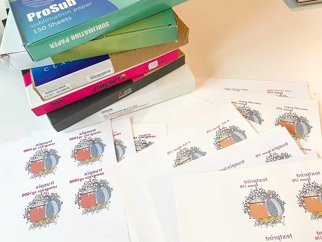 How to Test New Sublimation Paper