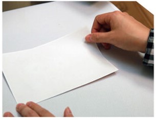 Placing the Paper on a Substrate