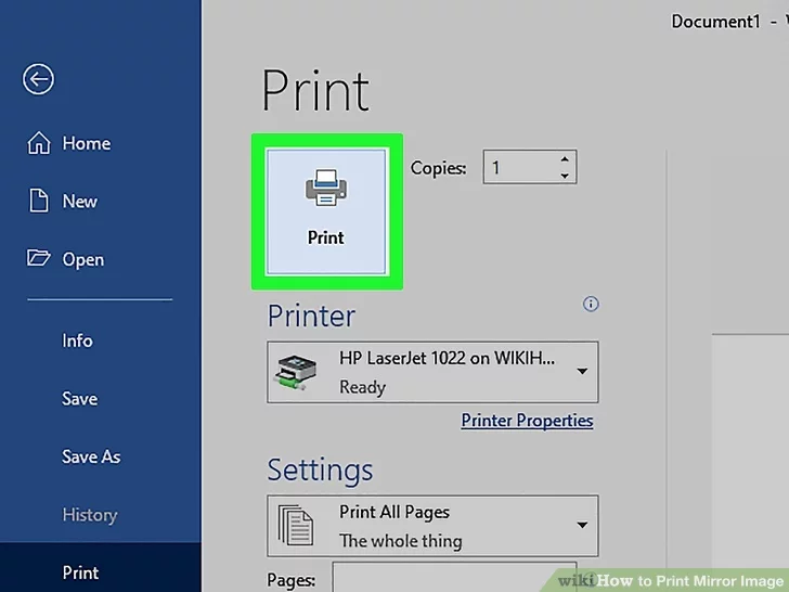 Forgot to Mirror (Reverse) the Image During Printing
