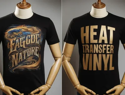 Heat Transfer Paper vs HTV vs DTF