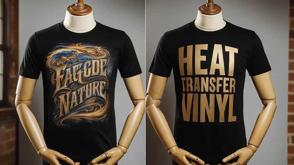 Heat Transfer Paper vs HTV vs DTF
