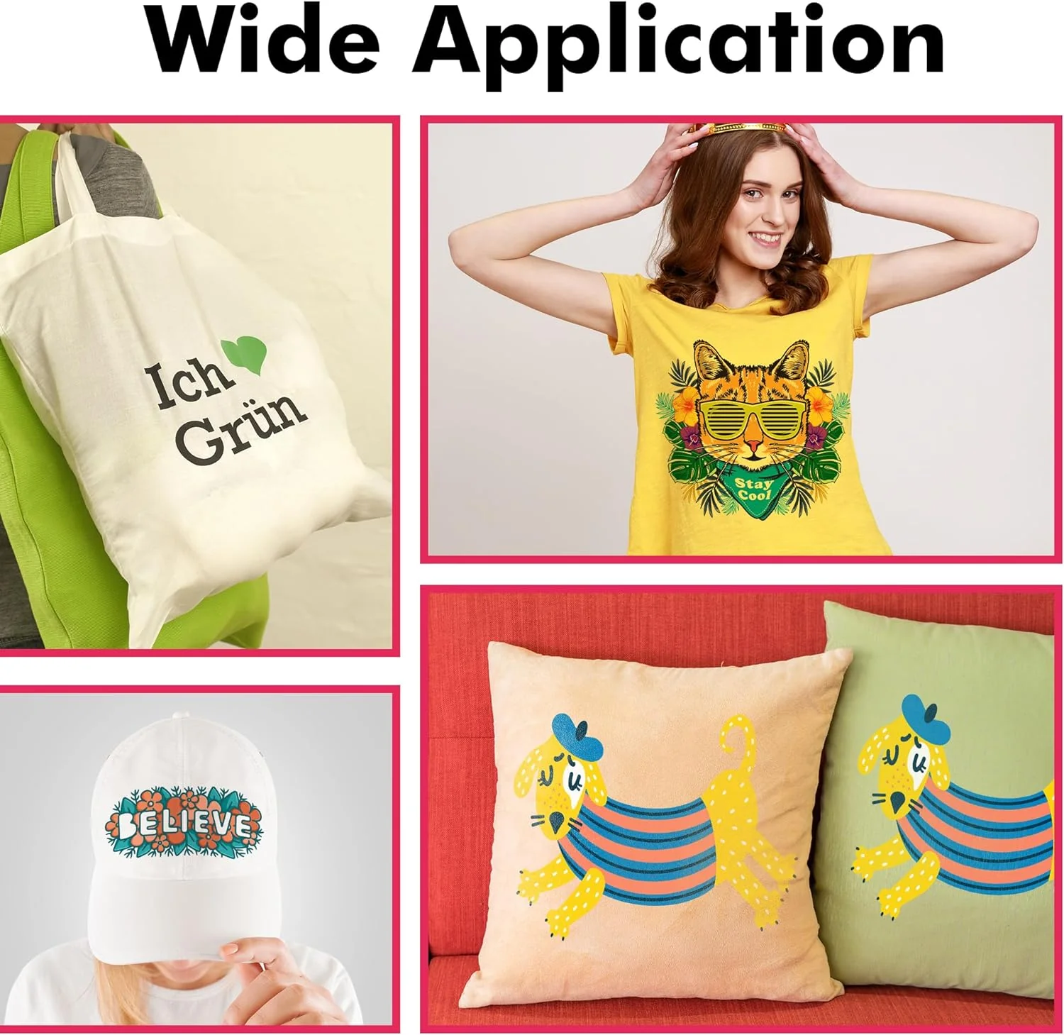 iron-on transfer paper application