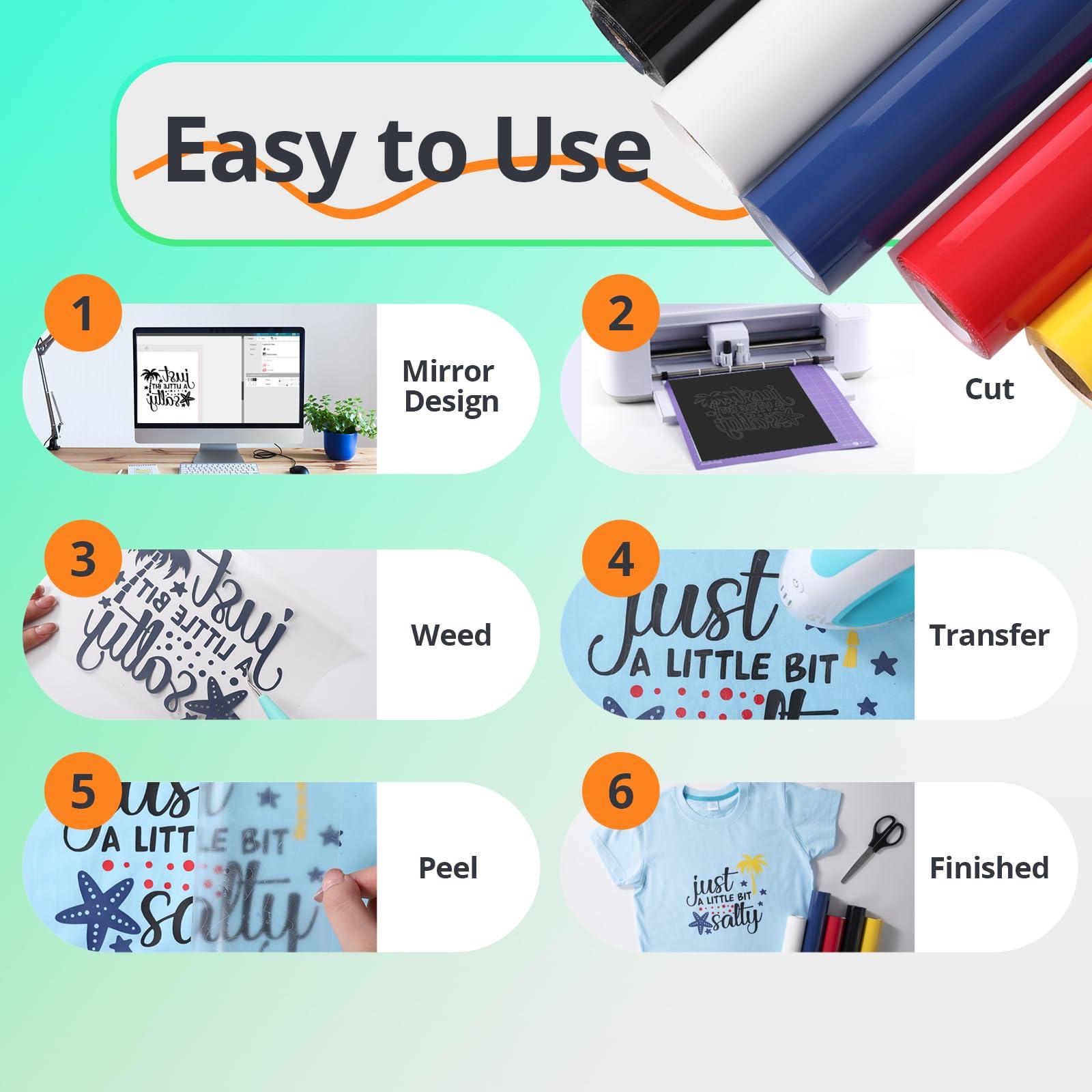 How to Use HTV with Cricut Successfully