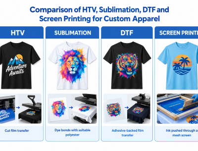 Custom Apparel Printing Methods Compared
