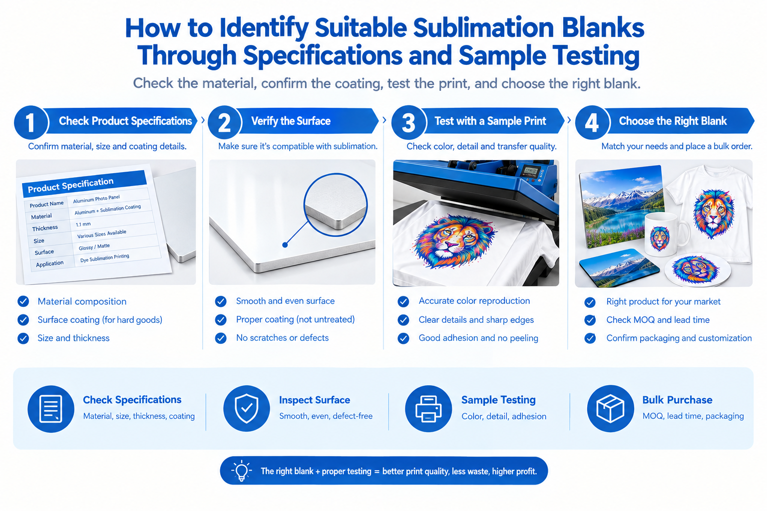 Sublimation Blank Selection Guide